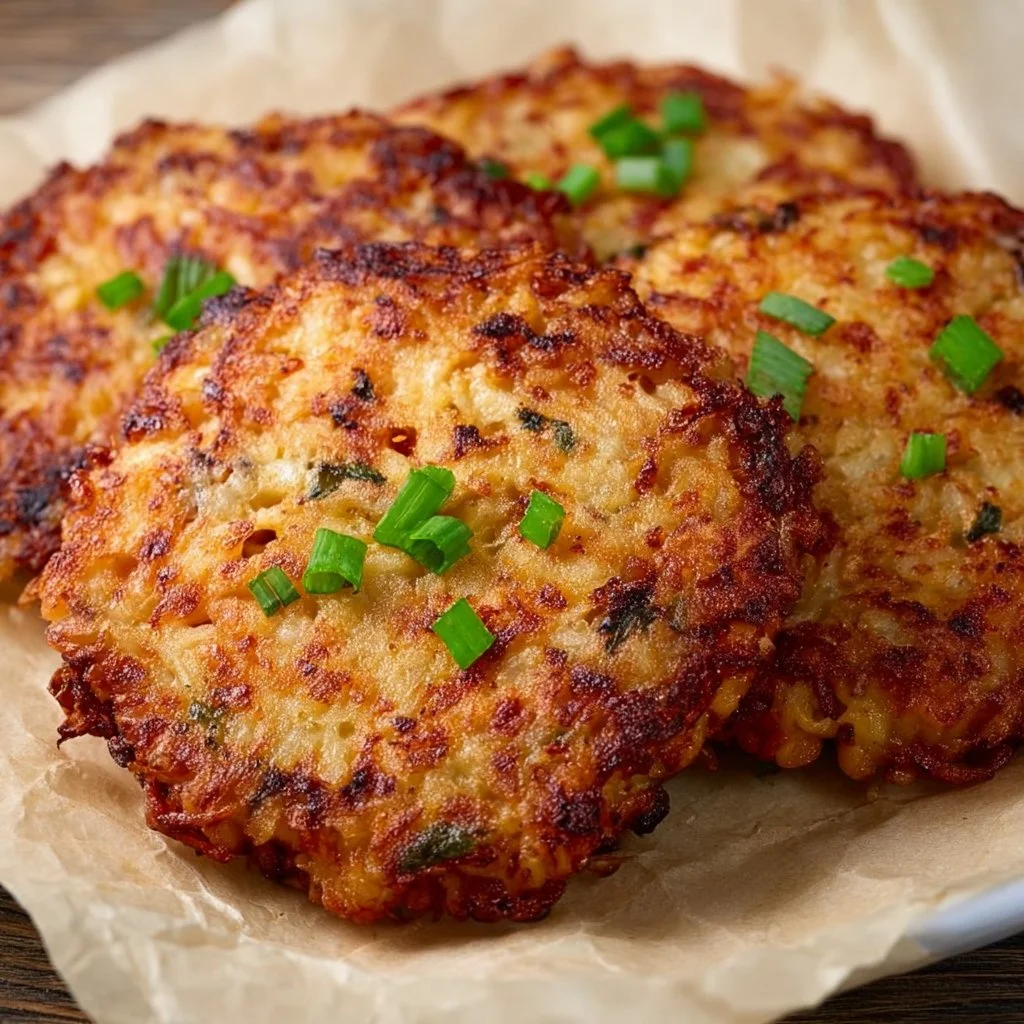 Air Fryer Cauliflower Rice Hash Browns 6 Air Fryer Cauliflower Rice Hash Browns