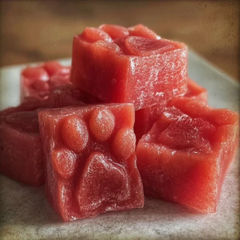 Frozen Strawberry Watermelon Dog Treats 4 Frozen strawberry watermelon dog treats for refreshing pet snacks