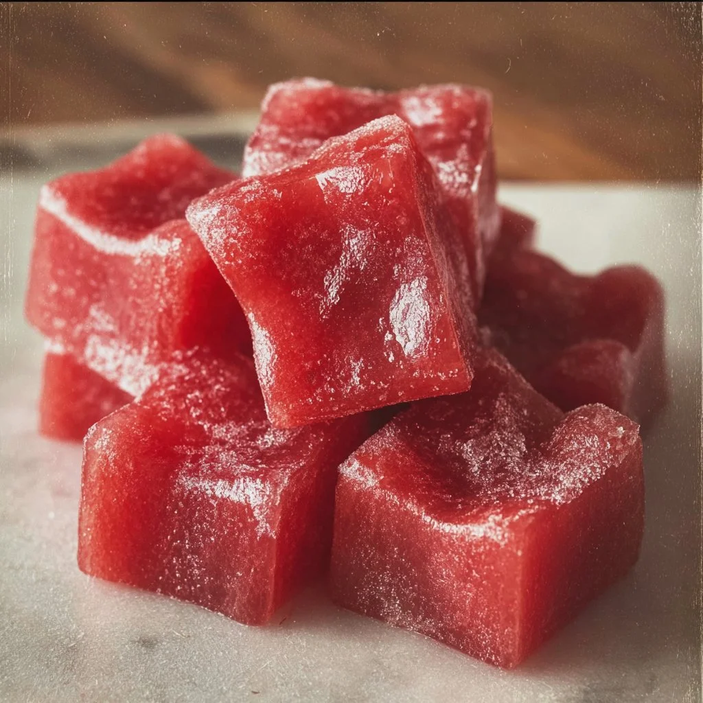 Frozen Strawberry Watermelon Dog Treats 6 Frozen Strawberry Watermelon Dog Treats