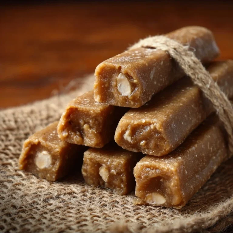 Homemade Banana and Peanut Butter Chew Sticks 4 Banana and peanut butter chew sticks for pets