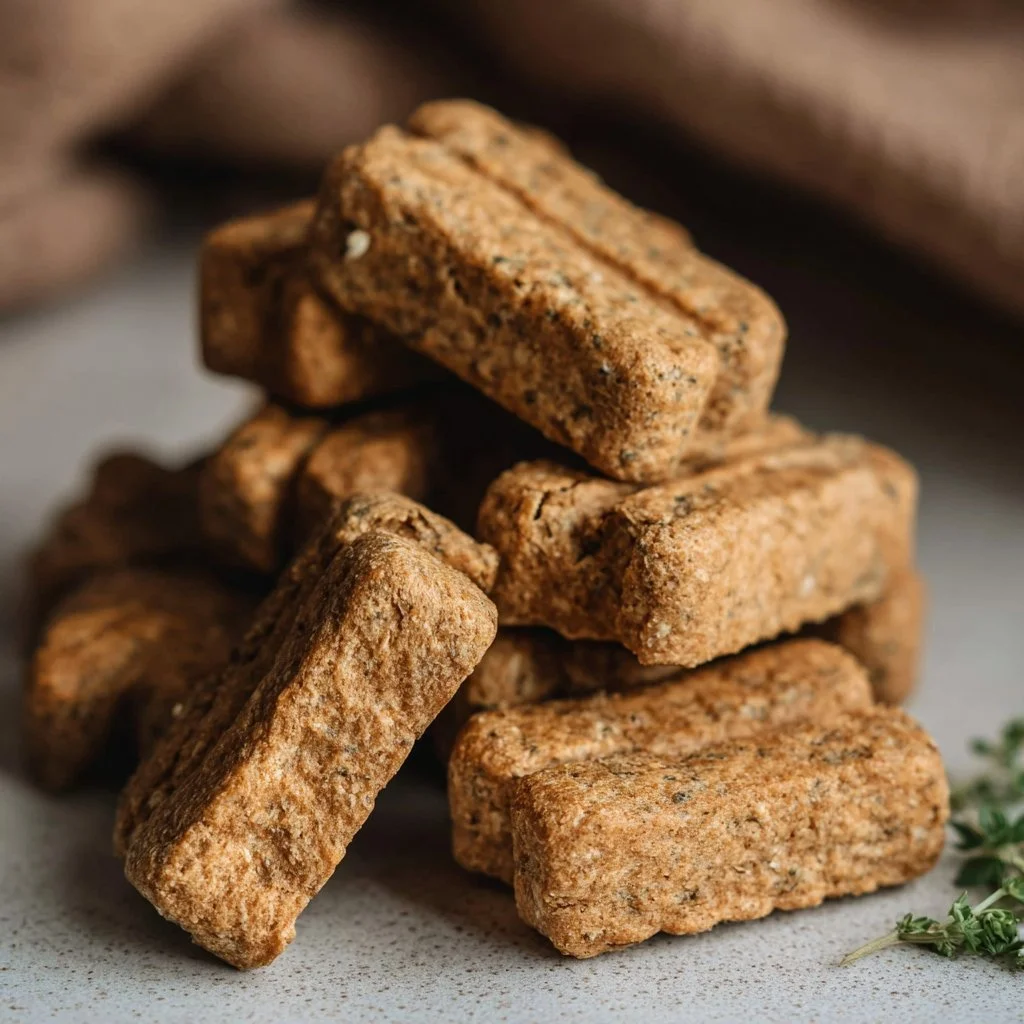 Homemade Crunchy Dental Treats for Dogs