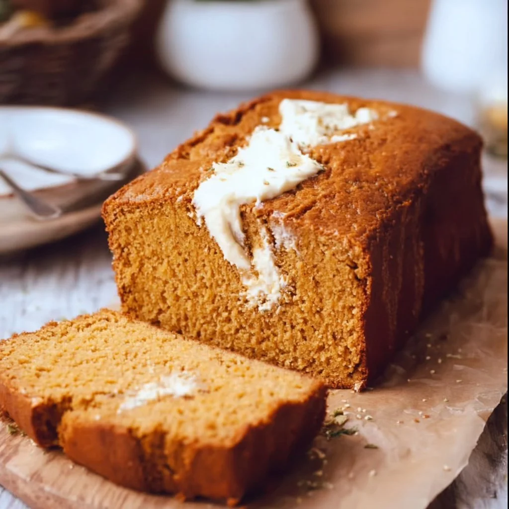 Keto Pumpkin Bread with Cream Cheese Filling