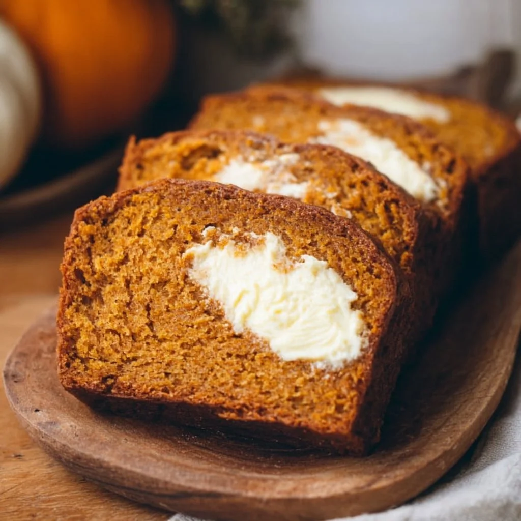 Keto Pumpkin Bread with Cream Cheese Filling 6 Keto Pumpkin Bread with Cream Cheese Filling