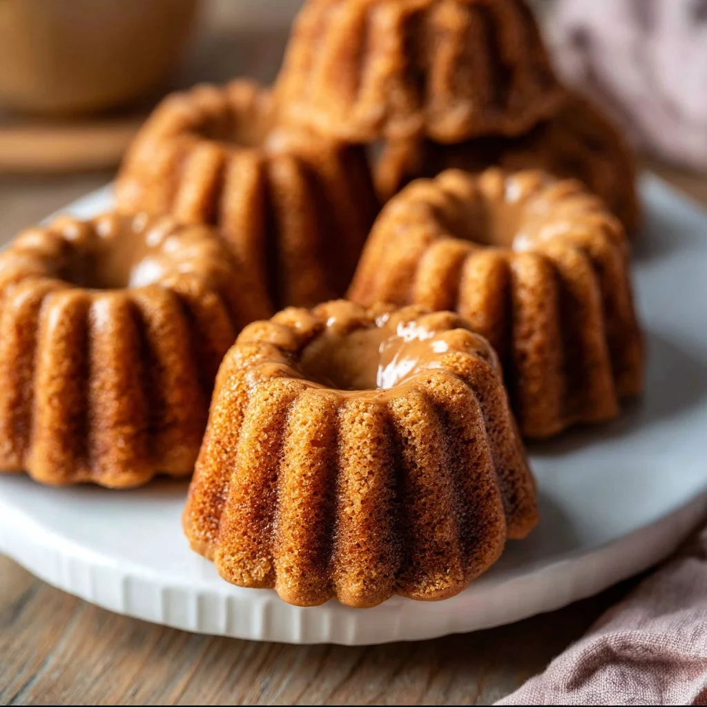 Mini Peanut Butter Bundt Cakes for Dogs 6 Mini Peanut Butter Bundt Cakes for Dogs