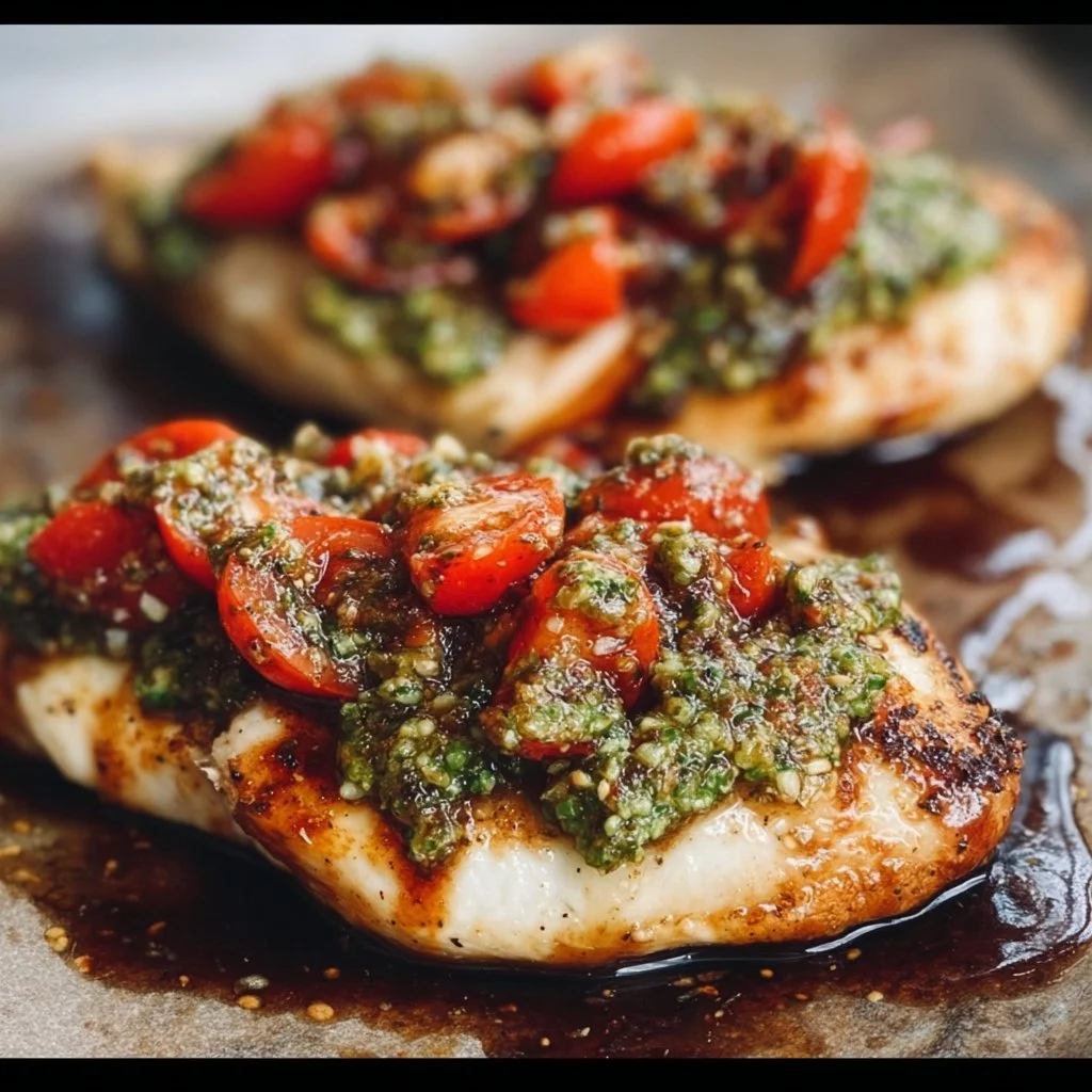 Pesto Bruschetta Chicken