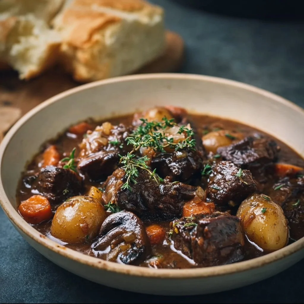 Slow Cooker Beef Bourguignon